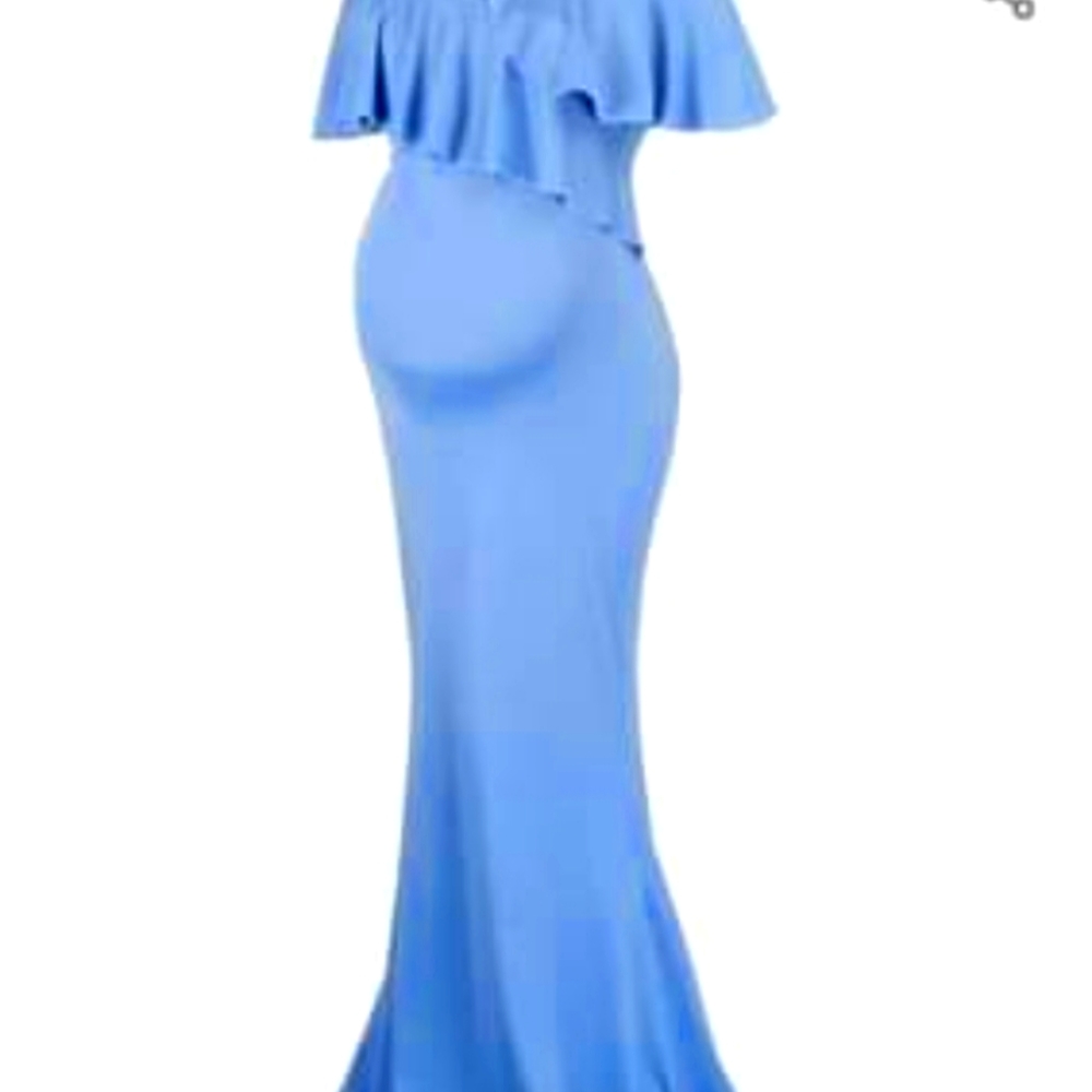 Blue maternity dress 👗